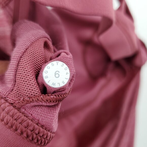 Lululemon Moment To Movement 2-In-1 Tank Size 6 Heathered Cherry Tint (Pink) - Picture 4 of 11